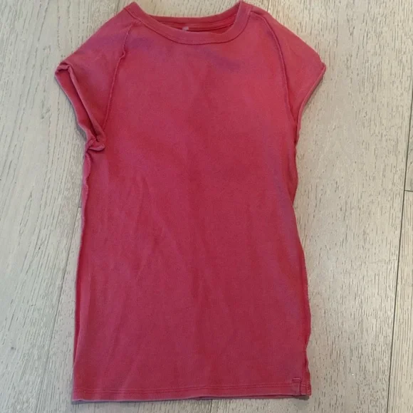 Free People We The Free Ever Had Tee Dusty Rose Small New - Picture 4 of 7